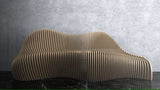 Parametric Wavy Wooden Bench 19 @ CNC Basix - Just R 28000! Shop now at CNC Basix