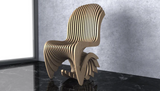 Parametric Wavy Wooden Chair 36
