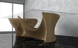 Parametric Wavy Wooden Table 41