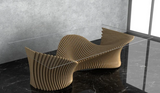 Parametric Wavy Wooden Table 41