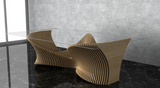 Parametric Wavy Wooden Table 41