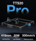 20w Laser Engraver Machine TTS 20w Pro 400 x 400mm