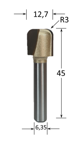 Bowl Router File Bowl & Tray Router Bit @ CNC Basix