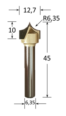 Panel Veining Router Bit @ CNC Basix
