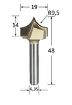 Panel Veining Router Bit @ CNC Basix - Just R 650! Shop now at CNC Basix