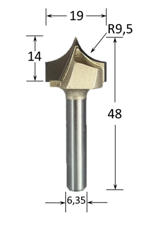 Panel Veining Router Bit @ CNC Basix