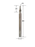 Round Nose Double Flute Up Spiral Router Bit @ CNC Basix - Just R 880! Shop now at CNC Basix