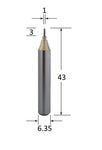 Solid Carbide Tipped Straight Router Bit @ CNC Basix - Just R 460! Shop now at CNC Basix