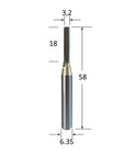 Solid Carbide Tipped Straight Router Bit @ CNC Basix - Just R 460! Shop now at CNC Basix