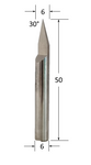 Solid Carbide Single Flute Engraving Router Bit @ CNC Basix - Just R 680! Shop now at CNC Basix