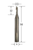 Single Flute Acrylic Up Spiral Router Bit @ CNC Basix - Just R 680! Shop now at CNC Basix