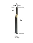 Solid Carbide Tipped Straight Router Bit @ CNC Basix - Just R 460! Shop now at CNC Basix