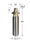 Plunging Rounding Over Router Bit @ CNC Basix - Just R 500! Shop now at CNC Basix