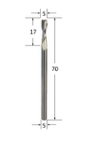 Double Flute Up Spiral Router Bit @ CNC Basix - Just R 470! Shop now at CNC Basix