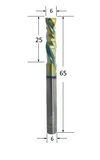 Compression Up/Down Platinum Coated Spiral Router Bit