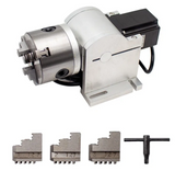 Rotary attachment for Laser Cutter with 80mm Chuck