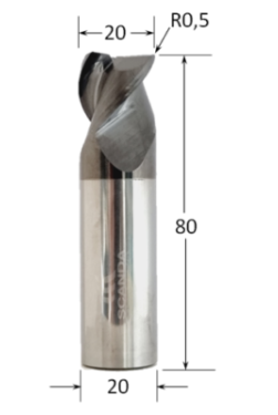 20mm Aluminium Surfacing Cutter @ CNC Basix - Just R 4295! Shop now at CNC Basix