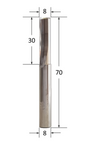 Solid Carbide Straight Router Bit @ CNC Basix - Just R 550! Shop now at CNC Basix