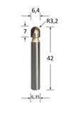 Core Box Router Bit @ CNC Basix - Just R 400! Shop now at CNC Basix