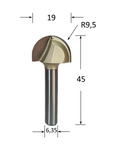 Core Box Router Bit @ CNC Basix - Just R 400! Shop now at CNC Basix