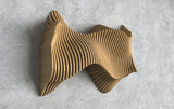 Parametric Wavy Wooden Wall Decor 49