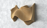 Parametric Wavy Wooden Wall Decor 49