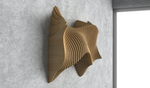 Parametric Wavy Wooden Wall Decor 49