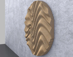 Parametric Wavy Wooden Wall Decor 15