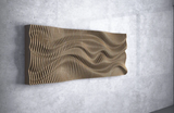 Parametric Wavy Wooden Wall Decor 21