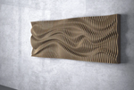 Parametric Wavy Wooden Wall Decor 21