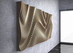 Parametric Wavy Wooden Wall Decor 25