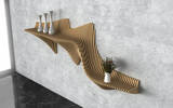 Parametric Wavy Wooden Wall Decor 53