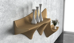 Parametric Wavy Wooden Wall Decor 53