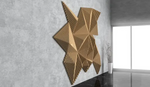 Parametric Wavy Wooden Wall Decor 60