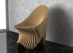 Parametric Wavy Wooden Chair 40