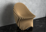 Parametric Wavy Wooden Chair 40