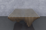 Parametric Wavy Wooden Table 2