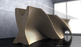 Parametric Wavy Wooden Table 31