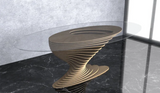 Parametric Wavy Wooden Table 35