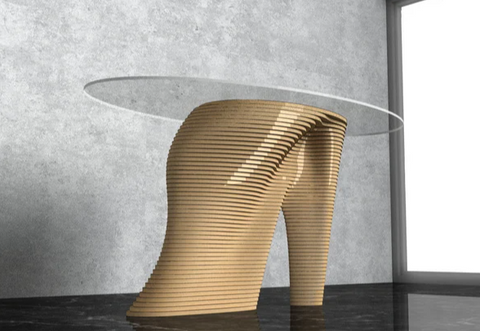 Parametric Wavy Wooden Table 39