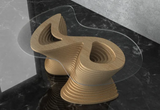 Parametric Wavy Wooden Table 44