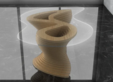 Parametric Wavy Wooden Table 44