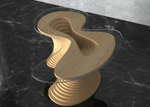 Parametric Wavy Wooden Table 48