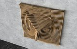 Parametric Wavy Wooden Wall Decor 51