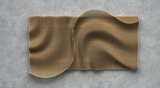 Parametric Wavy Wooden Wall Decor 55