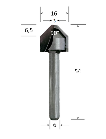 ACM Grooving Router Bit