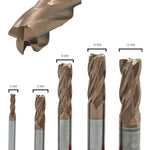 Bull Nose End Mill, 4 Flute @ CNC Basix - Just R 139.95! Shop now at CNC Basix