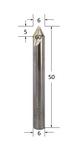 Solid Carbide Double Flute Engraving Router Bit @ CNC Basix - Just R 700! Shop now at CNC Basix