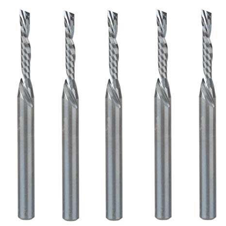 Single Flute Single Flute End Mill Cutting Bit @ CNC Basix