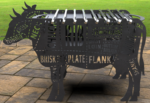 Cow Firepit @ CNC Basix - Just R 3500! Shop now at CNC Basix